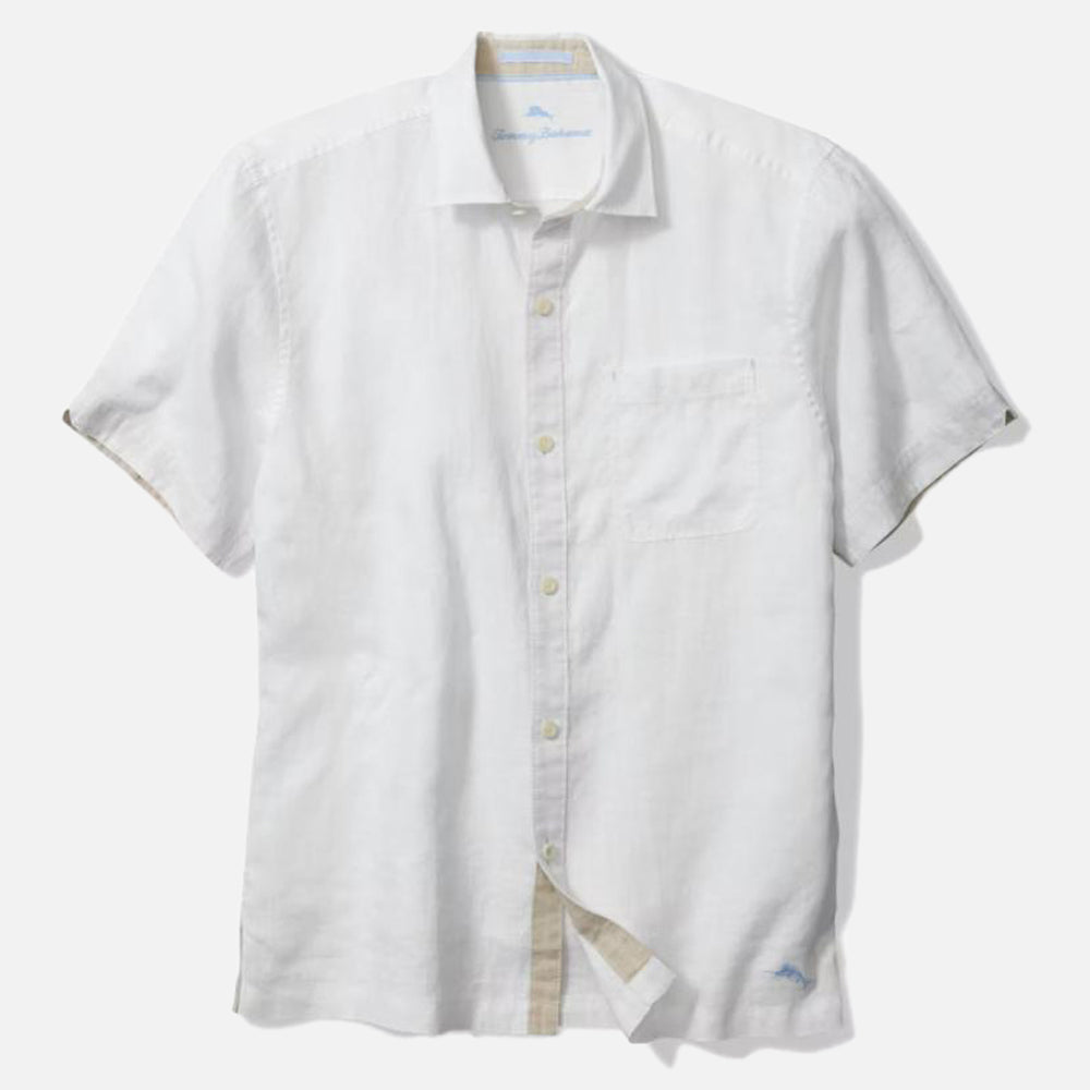 Paradise Breezer Linen Short-Sleeve Shirt - Men