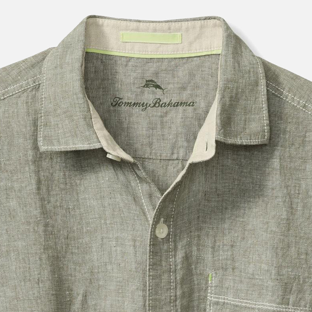 Paradise Breezer Linen Short-Sleeve Shirt - Men