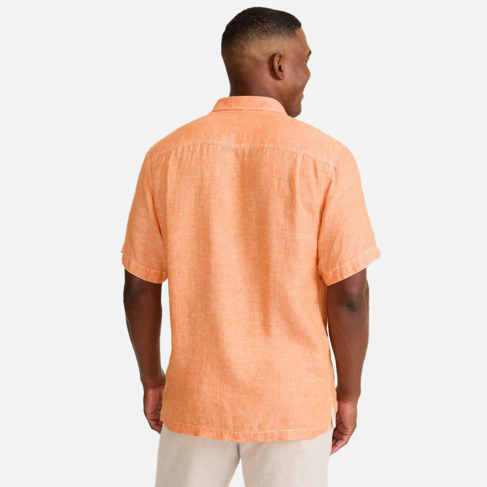 Paradise Breezer Linen Short-Sleeve Shirt - Men