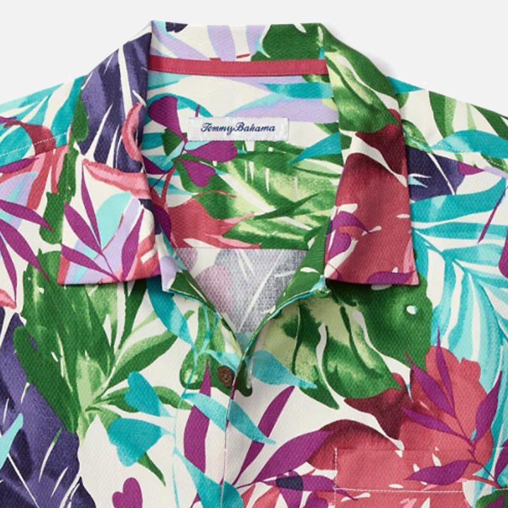 Fuego Fronds Silk-Blend IslandZone Camp Shirt - Men