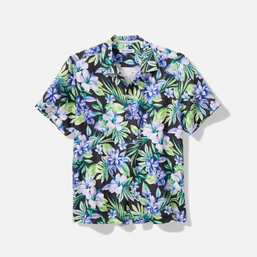 Garden Grotto Silk Camp Shirt - Men