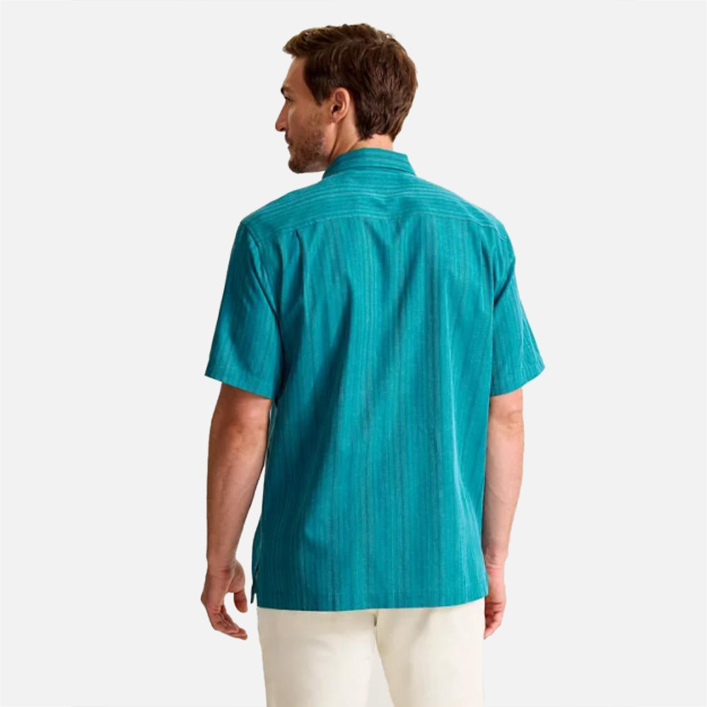 Maui Border Silk Camp Shirt - Men