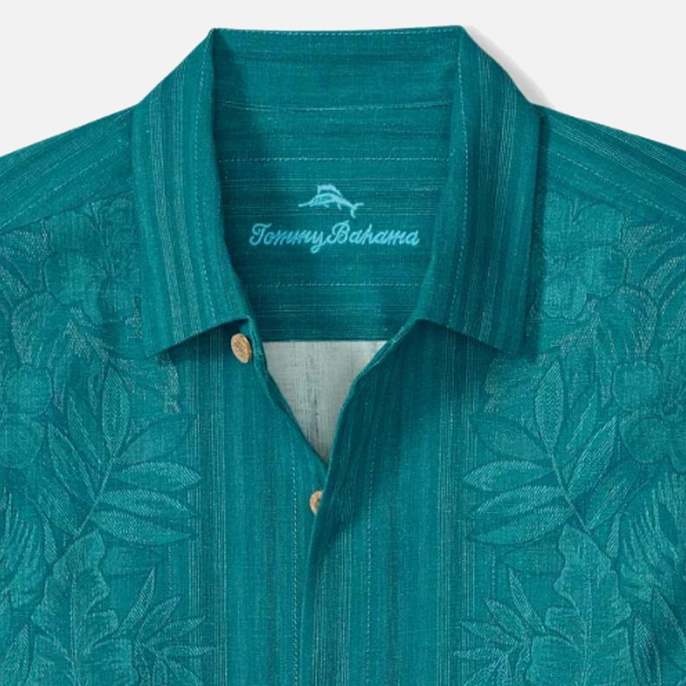 Maui Border Silk Camp Shirt - Men