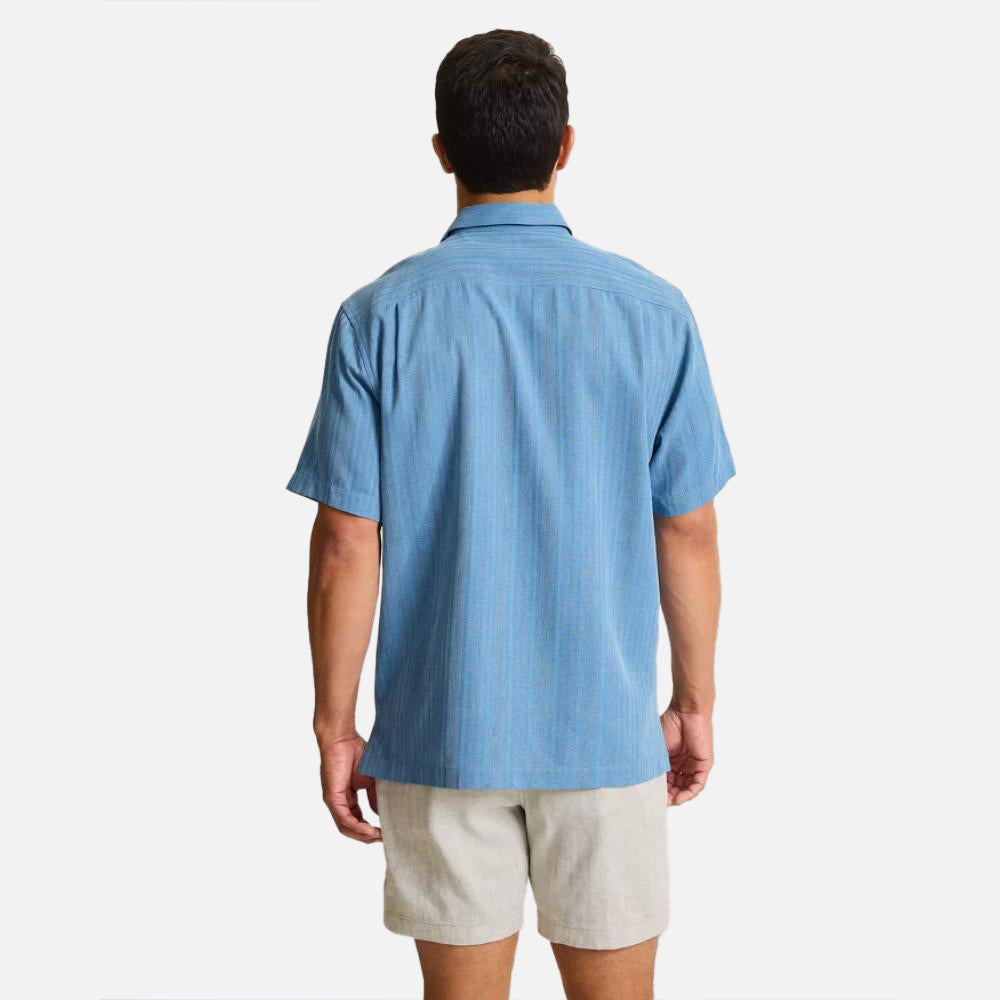 Maui Border Silk Camp Shirt - Men
