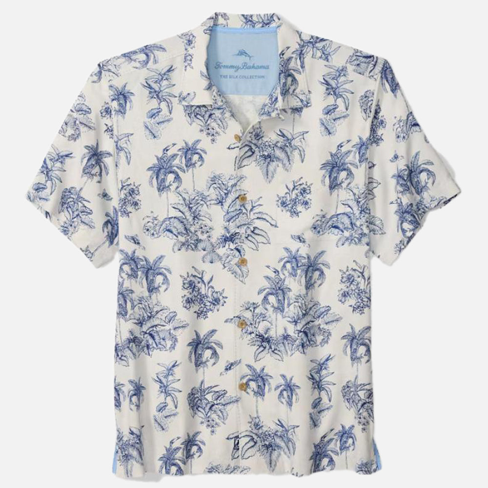 Toucan Toile Silk Camp Shirt - Men