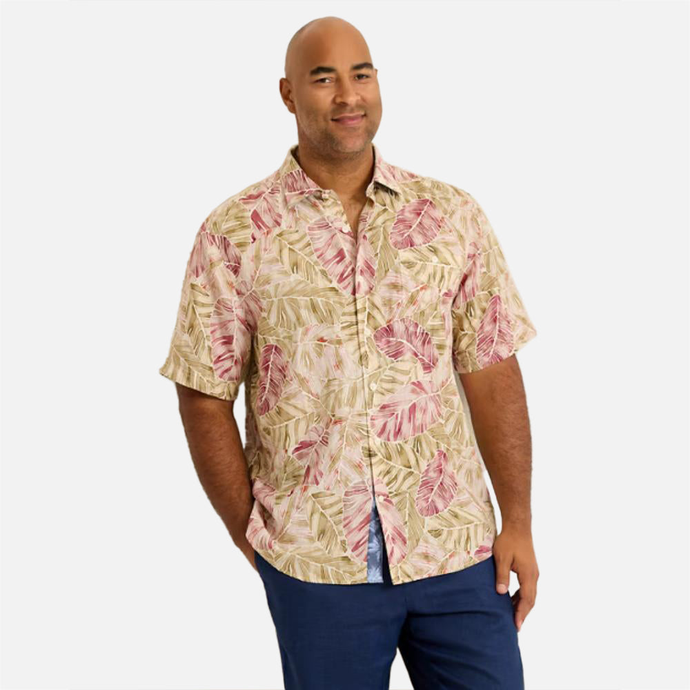 Sand Linen Villa Nueva Vines Shirt - Men