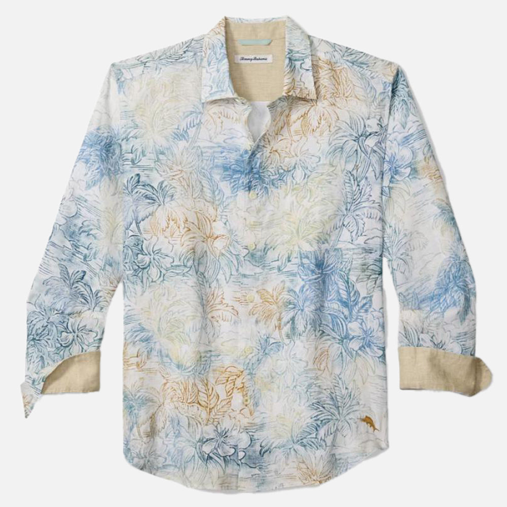 La Blanca Isles Long-Sleeve Linen Shirt - Men