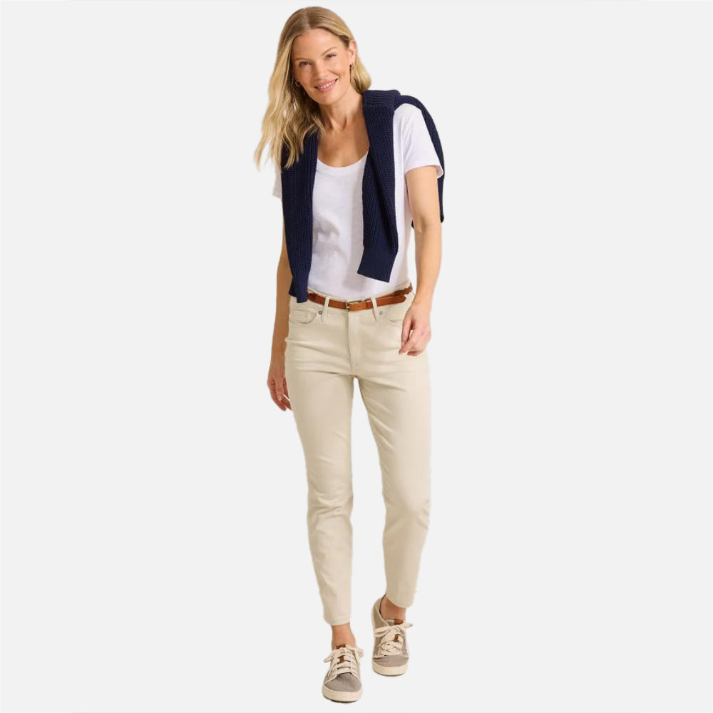 Boracay Beach High-Rise Ankle Jeans - Women