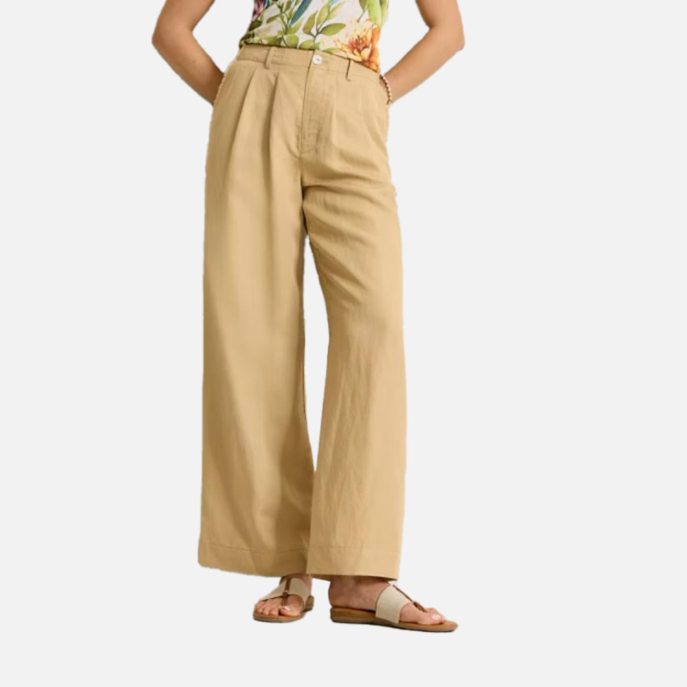 Cora Raw-Edge Twill Trousers - Women