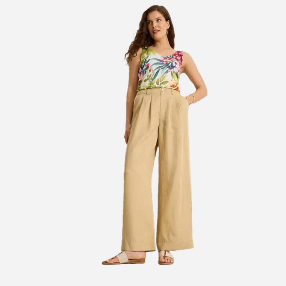 Cora Raw-Edge Twill Trousers - Women
