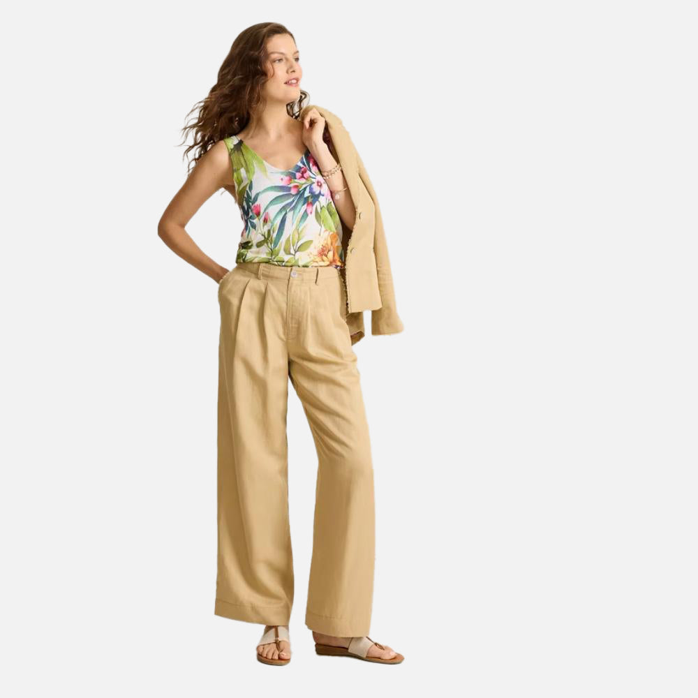 Cora Raw-Edge Twill Trousers - Women