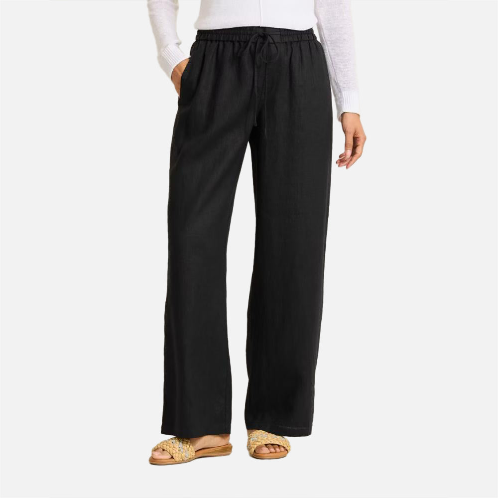 Two Palms High-Rise Linen Easy Pants - Women