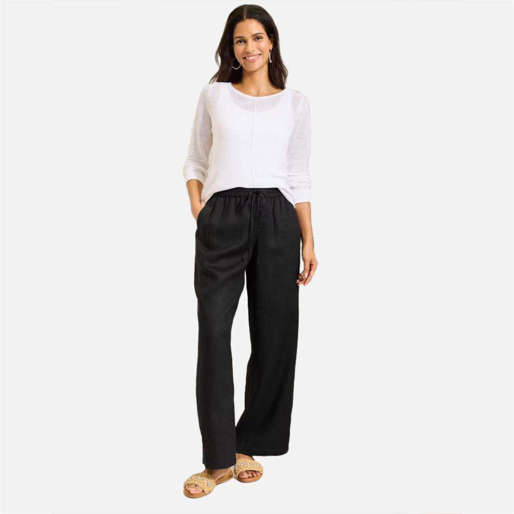 Two Palms High-Rise Linen Easy Pants - Women