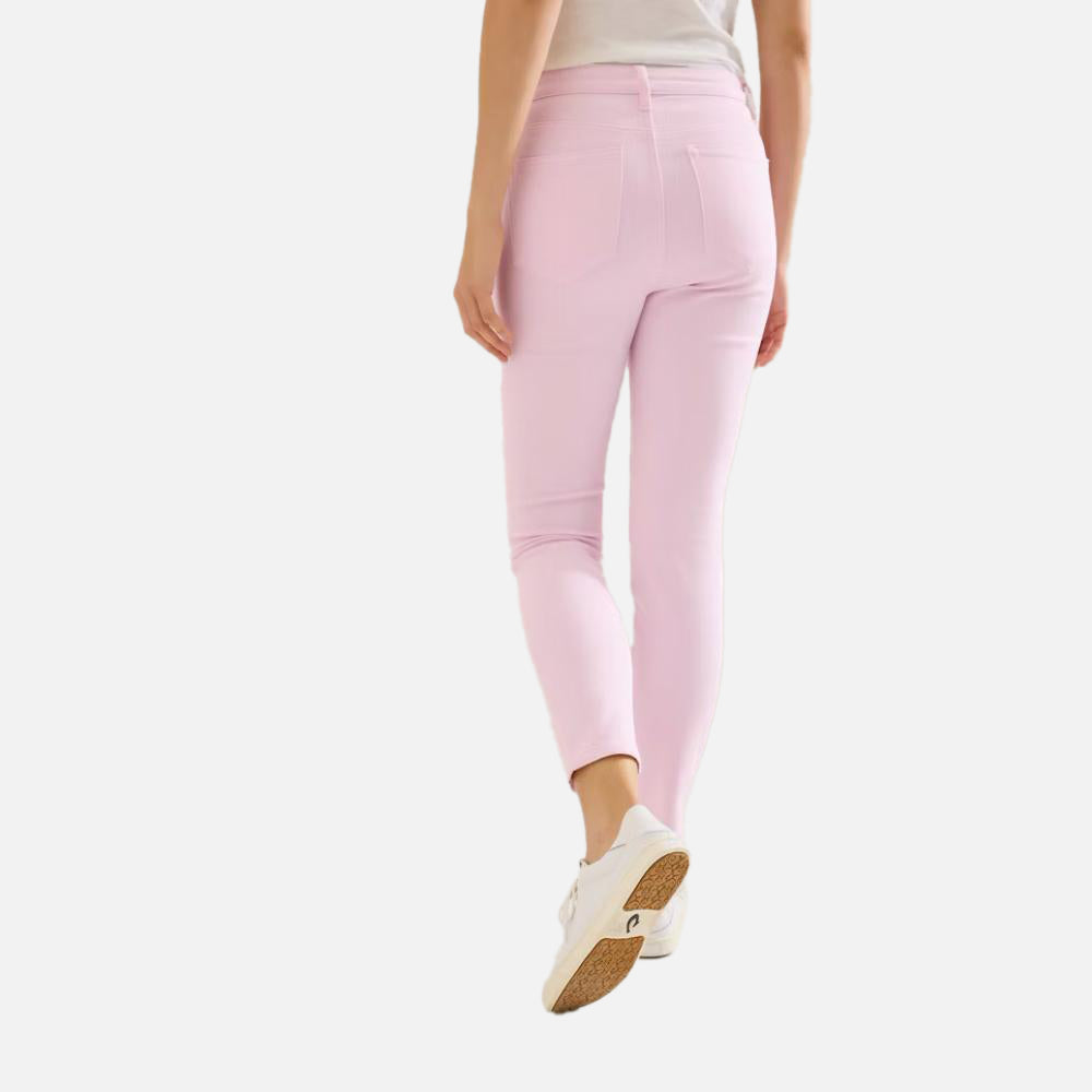Pink High-Rise Skinny-Ankle Jeans - Women