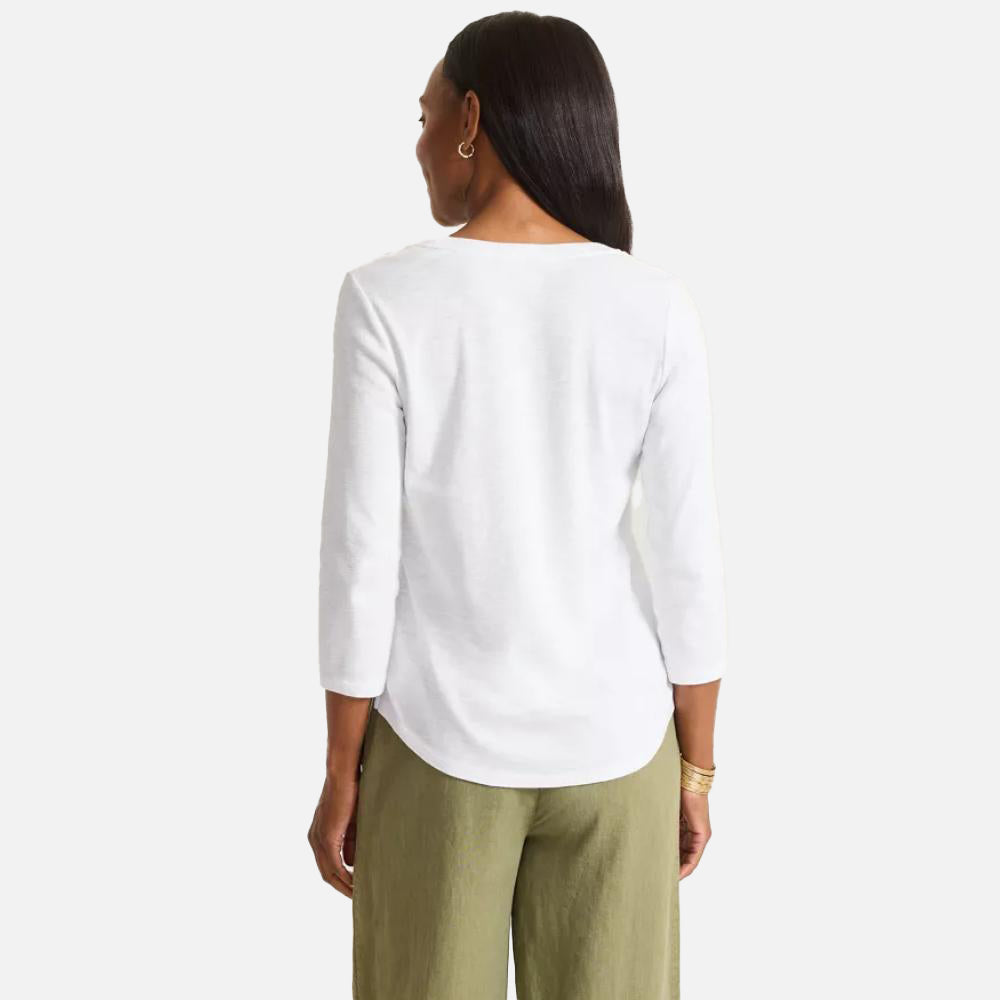 Ashby Isles Scoop-Neck 3/4-Sleeve T-Shirt - Women
