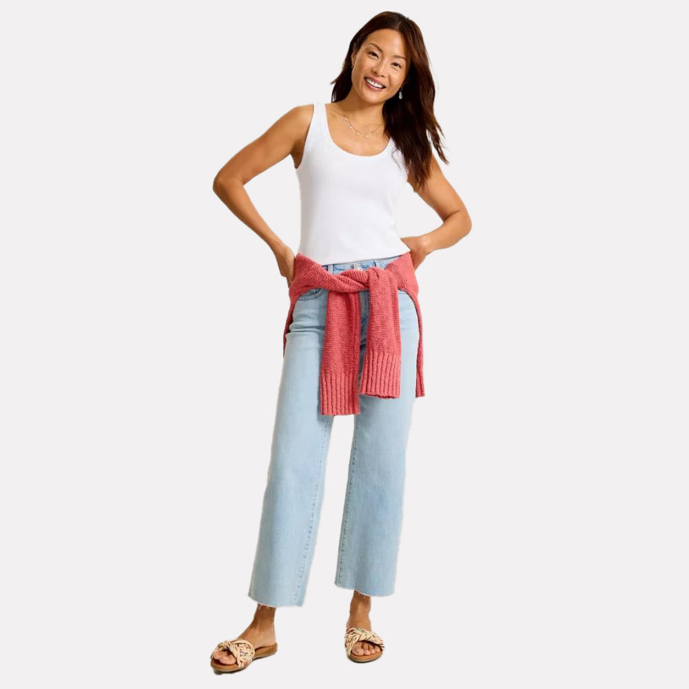 Sunset Bay Ribbed Tank Top - Women