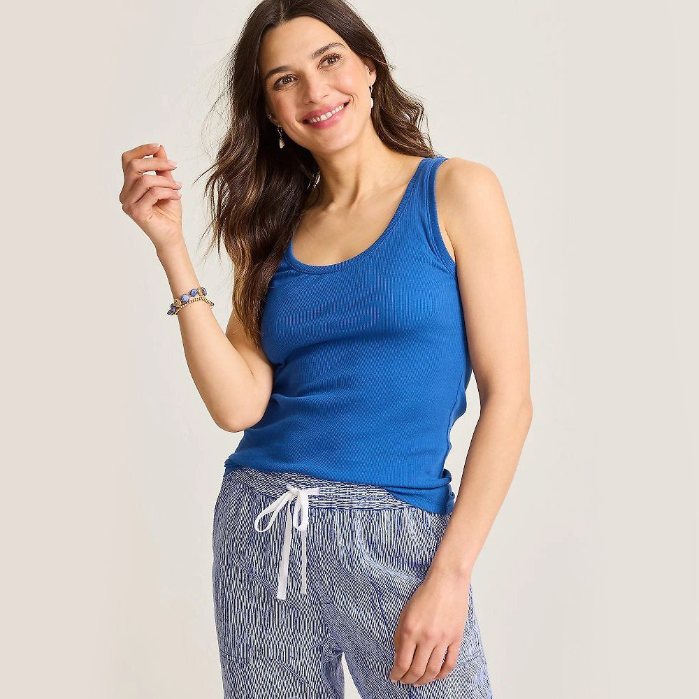 Sunset Bay Ribbed Tank Top - Women