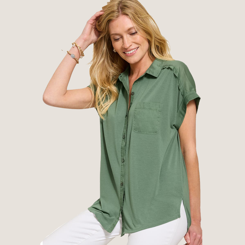 Kauai Hybrid Camp Shirt - Women