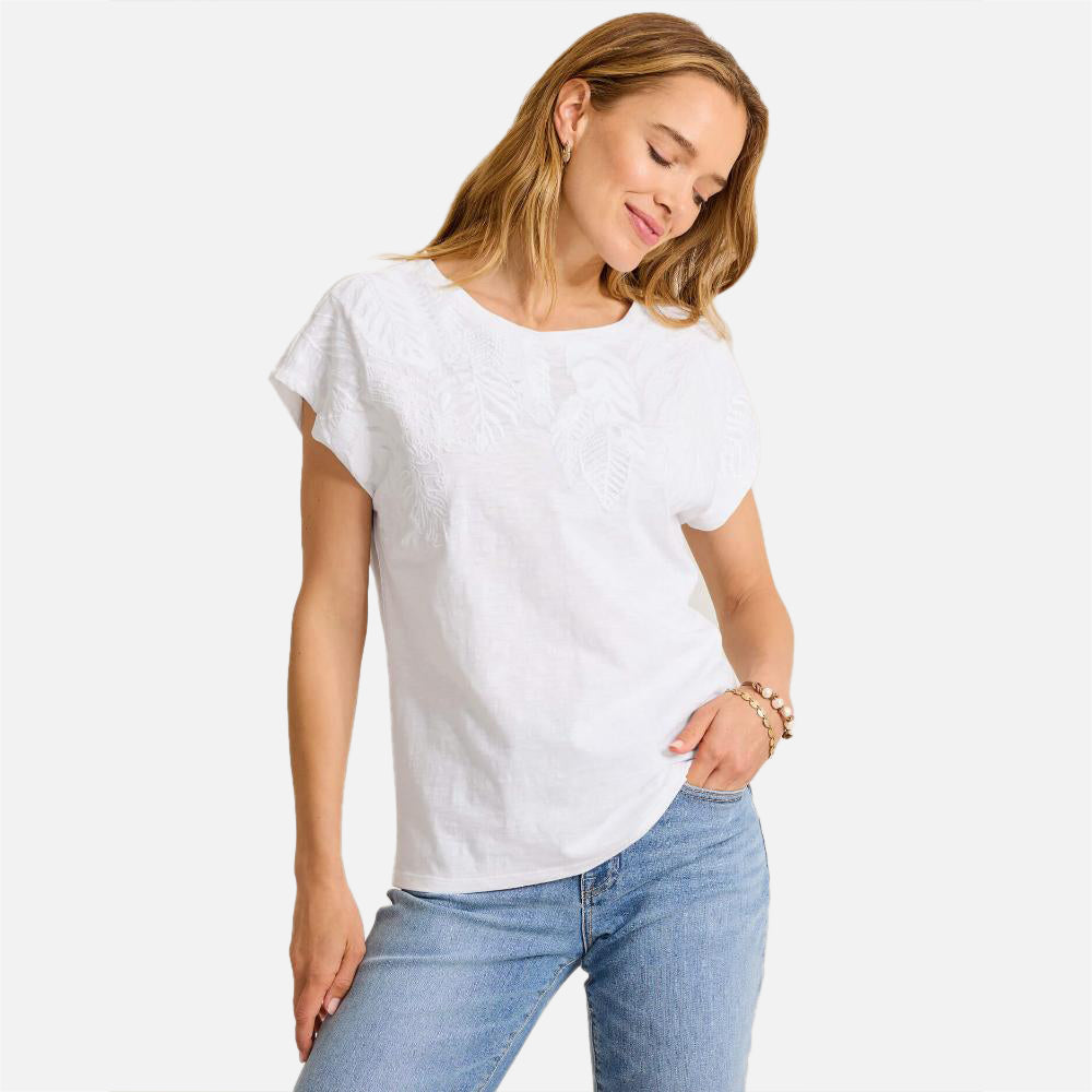 Piazza Palms Short-Sleeve Lux T-Shirt - Women