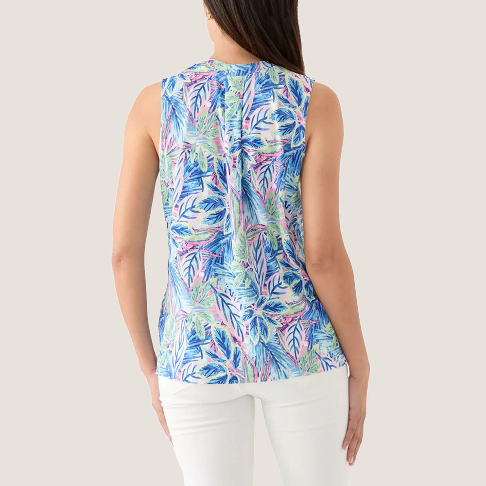 Kauai Frond Grove V-Neck Tank Top - Women