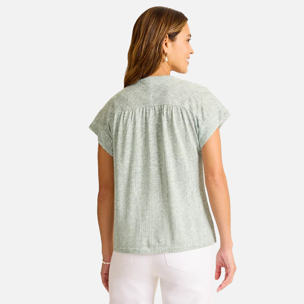 Gem Coast Shimmering Bay Short-Sleeve Top - Women