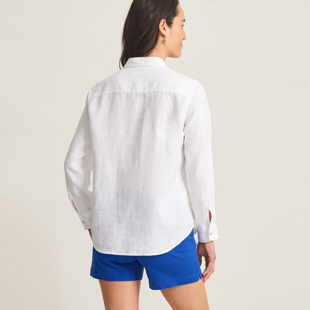 Coastalina Linen Relaxed Top - Women