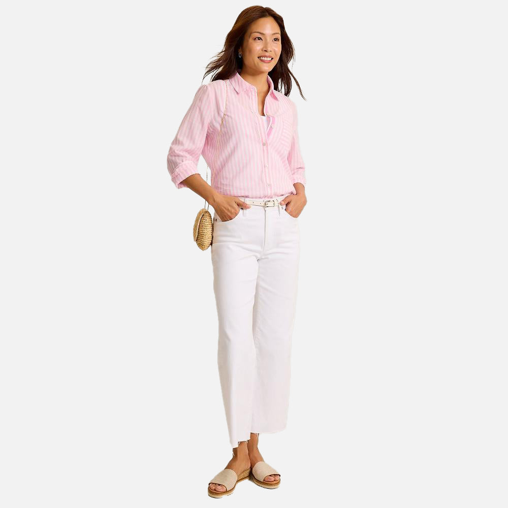 Oceanic Oasis Voile Long-Sleeve Top - Women