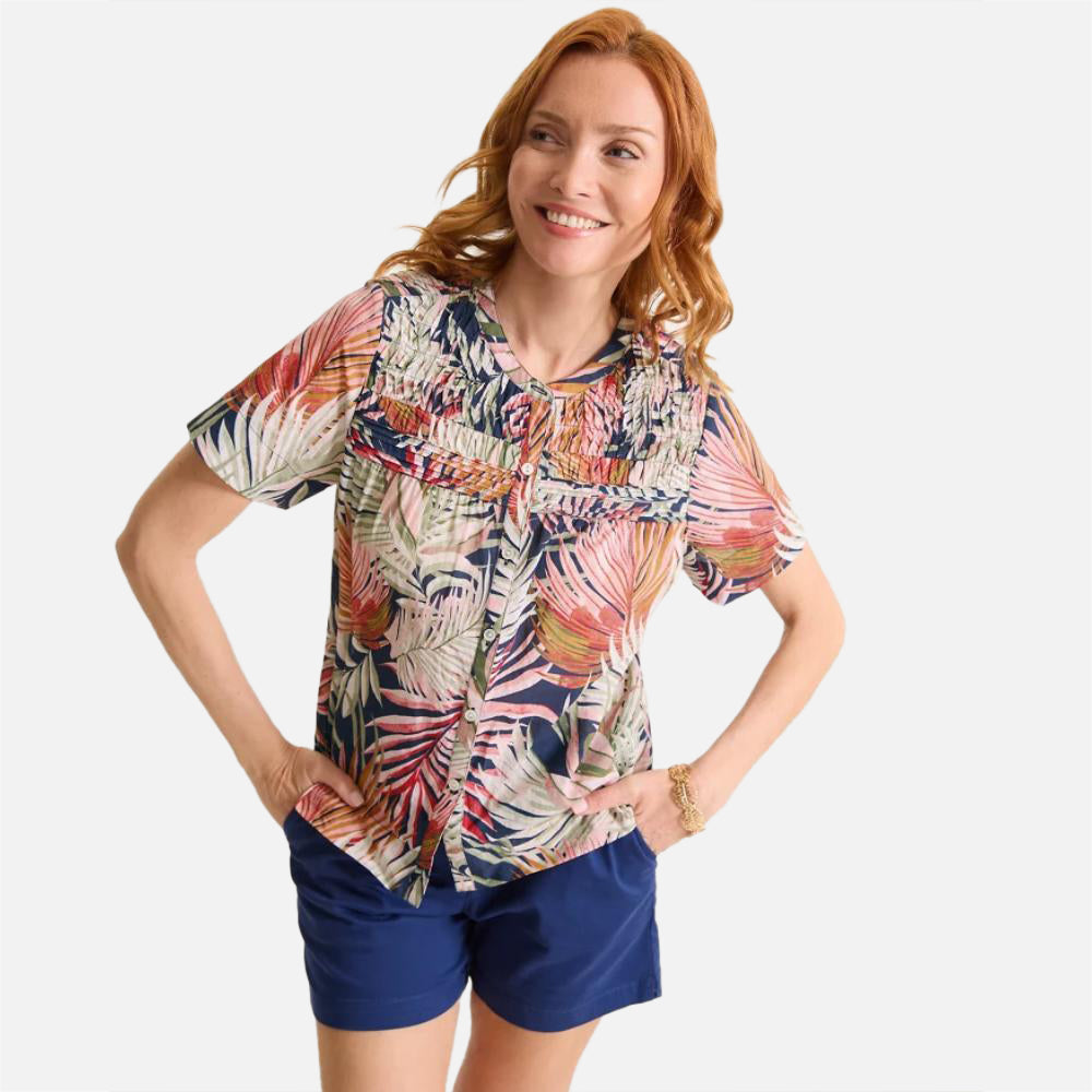 Palm Canyon Short-Sleeve Blouse - Women