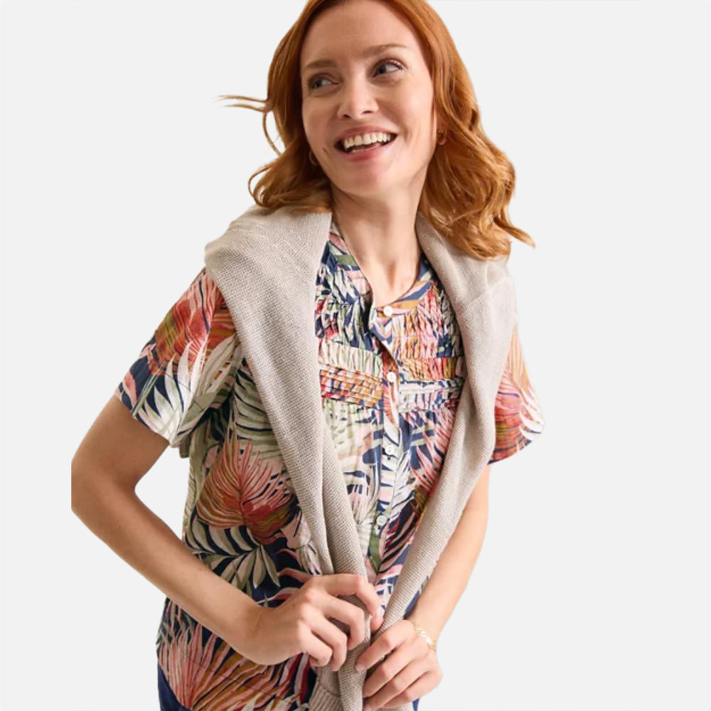 Palm Canyon Short-Sleeve Blouse - Women