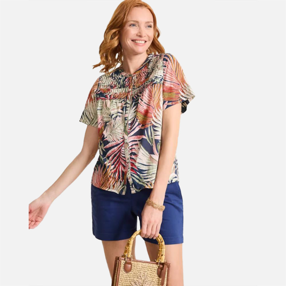 Palm Canyon Short-Sleeve Blouse - Women