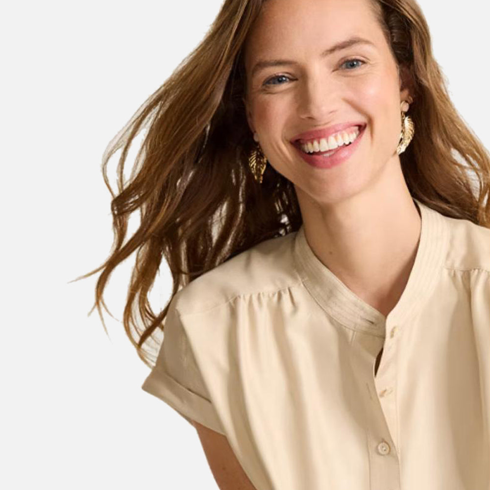 Silk Popover Top - Women