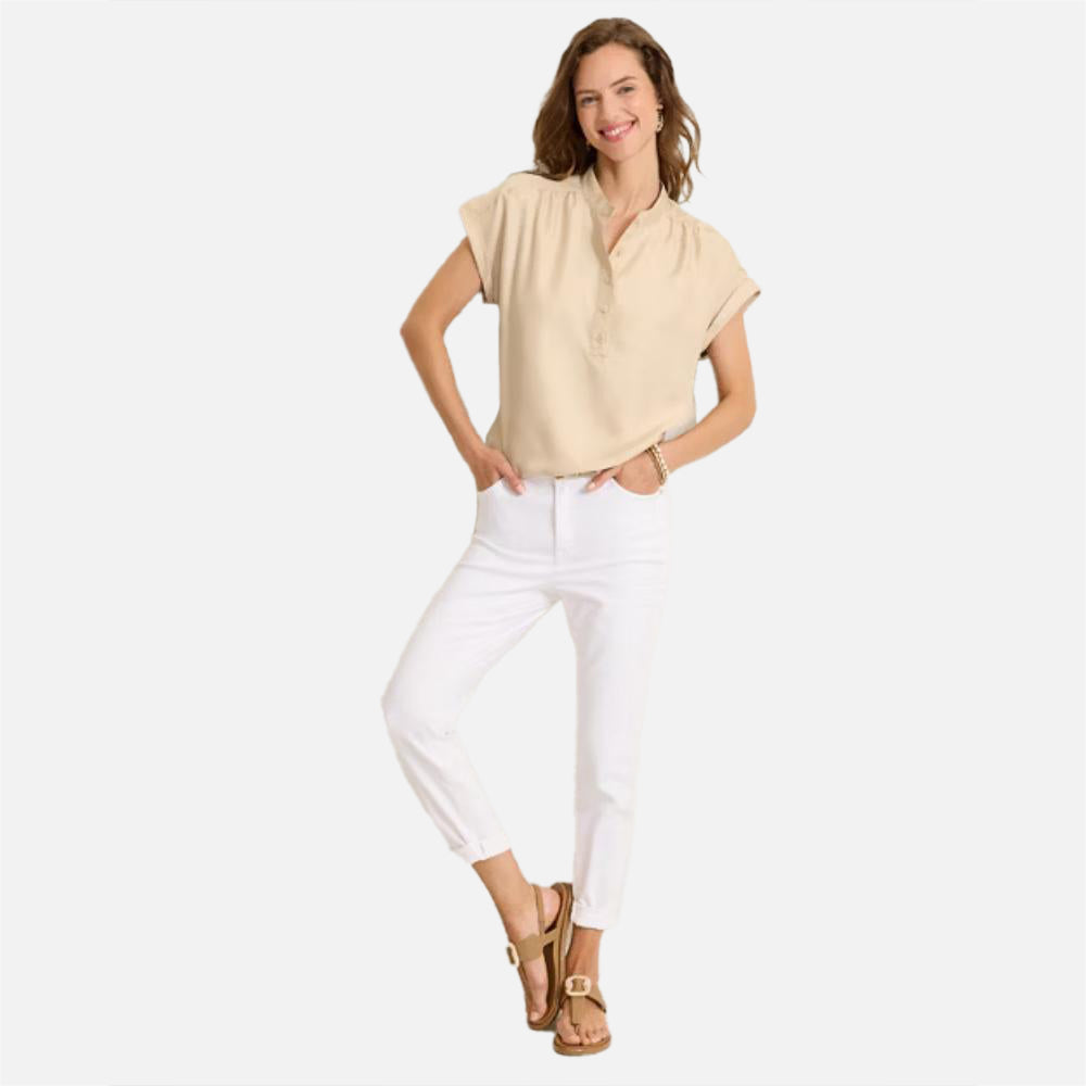 Silk Popover Top - Women