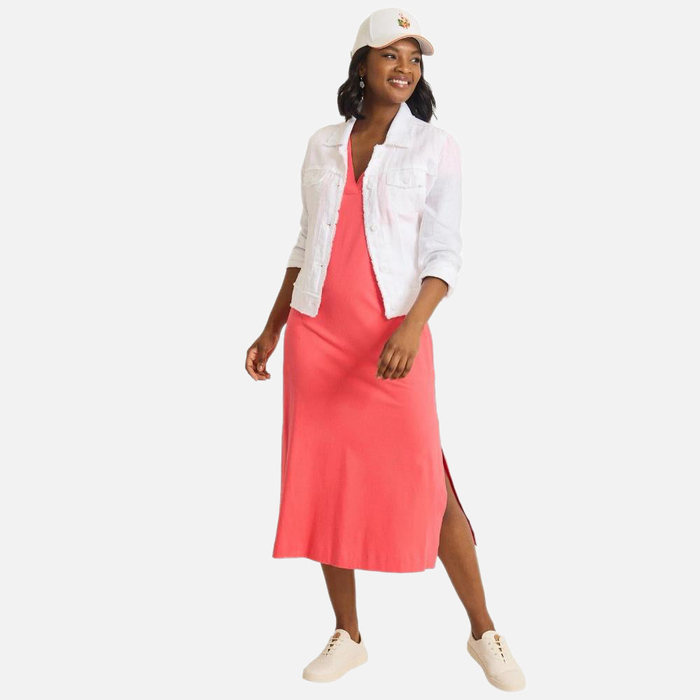 Islandscape Jersey Midi Dress - Women