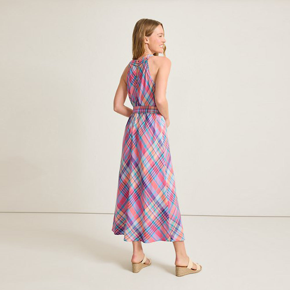 Coastal Dreams Linen-Blend Midi Dress - Women
