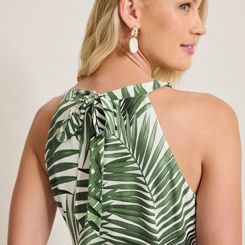 Leaf of Luxury Silk Halter Dress - Women Tommy Bahama