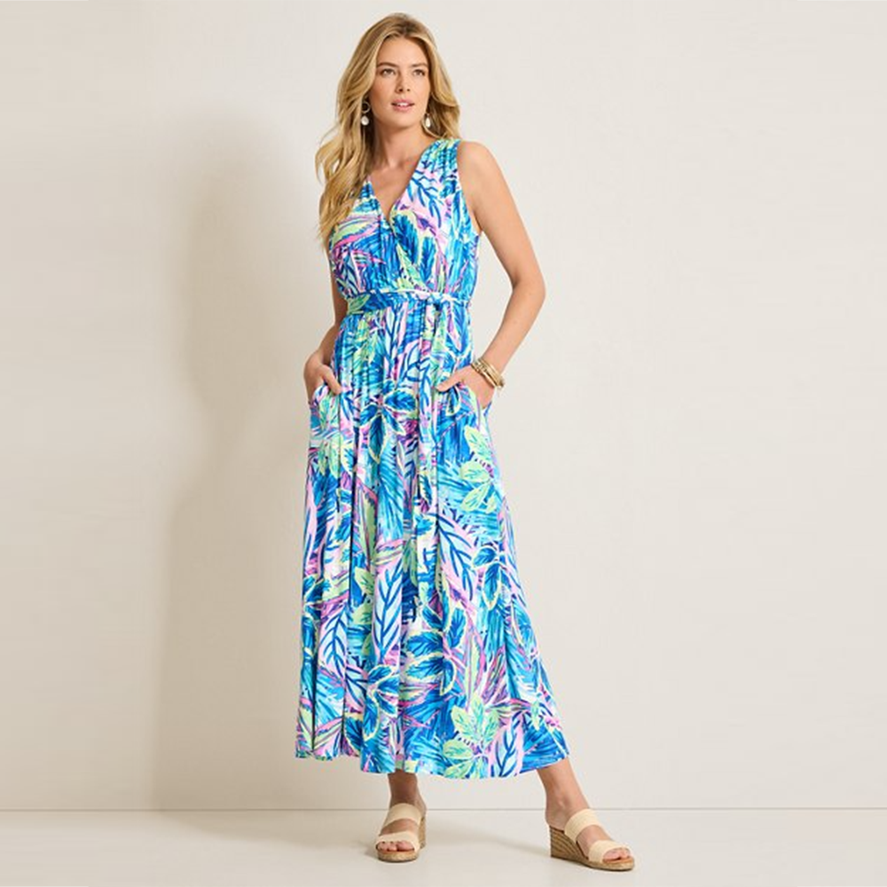 Frond Grove Maxi Sundress - Women