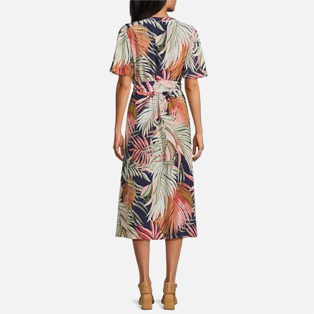 Palm Canyon Short-Sleeve Midi Dress - Women