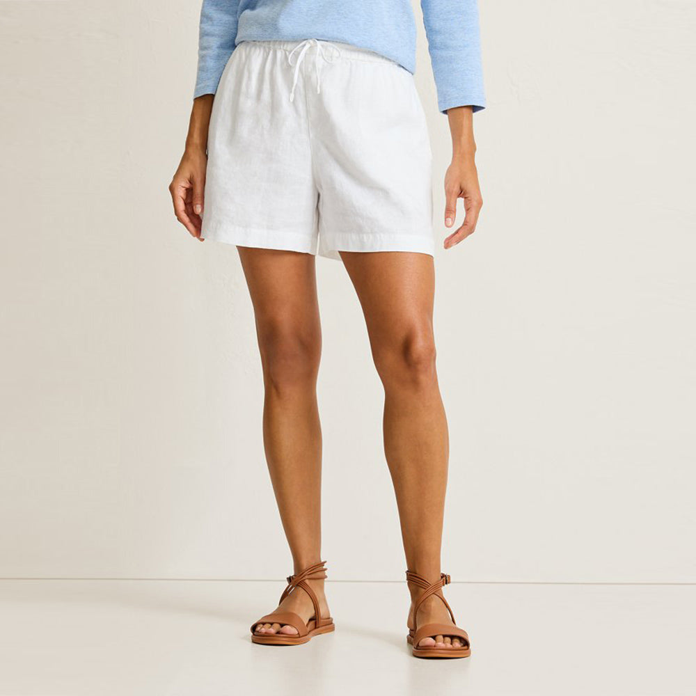 Two Palms High-Rise Linen Easy Shorts - Women