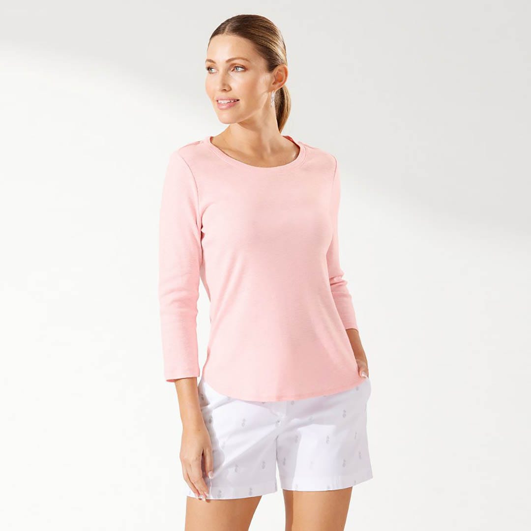 Ashby Isles Rib 3/4-Sleeve T-Shirt - Women