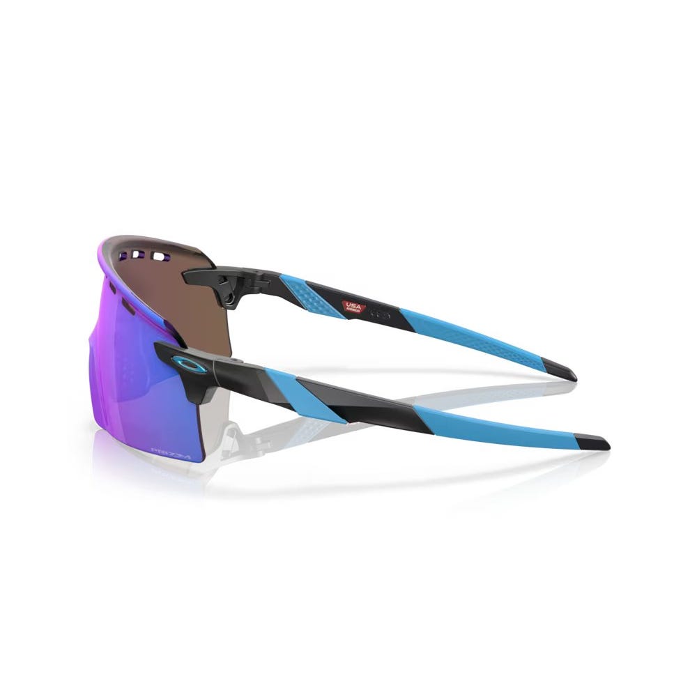 Oakley Encoder Strike Vented Sunglass In Prizm Sapphire Lenses In Matte Black Frame