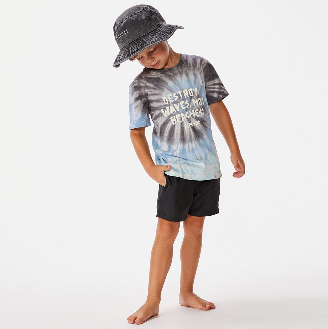 

Destroy Waves T-Shirt - Kids, Blue