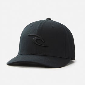 Rip Curl Tepan Flexfit Cap In Black - 1SZ