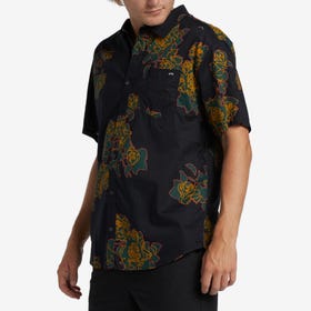 Sundays Floral Short Sleeve Shirt - Men