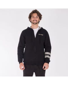 Hurley Hoodie With Hood And Zip Oceancare O&O In Black