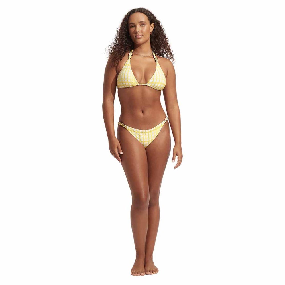 Amalfi Check Slide Tri Halter - Women