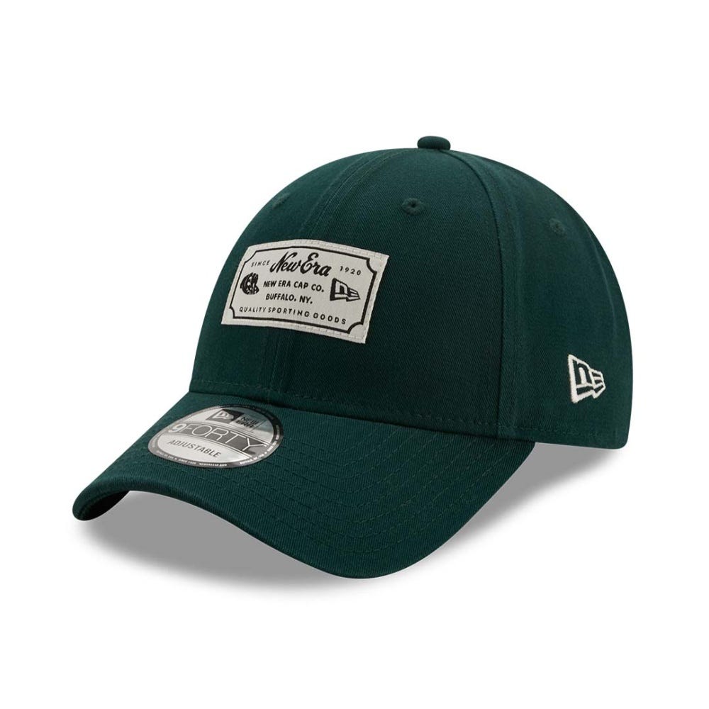 New Era Heritage Patch Green 9FORTY Cap