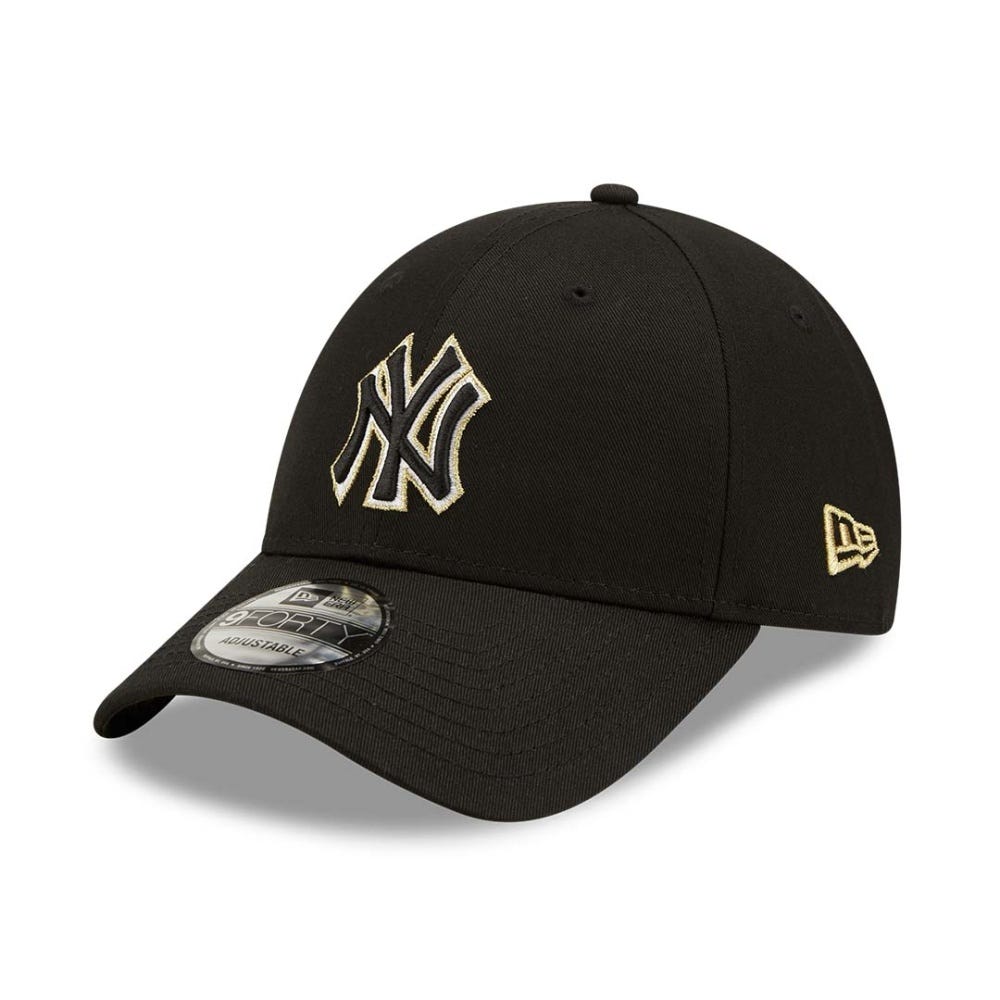 New Era New York Yankees Metallic Pop Black 9FORTY Cap