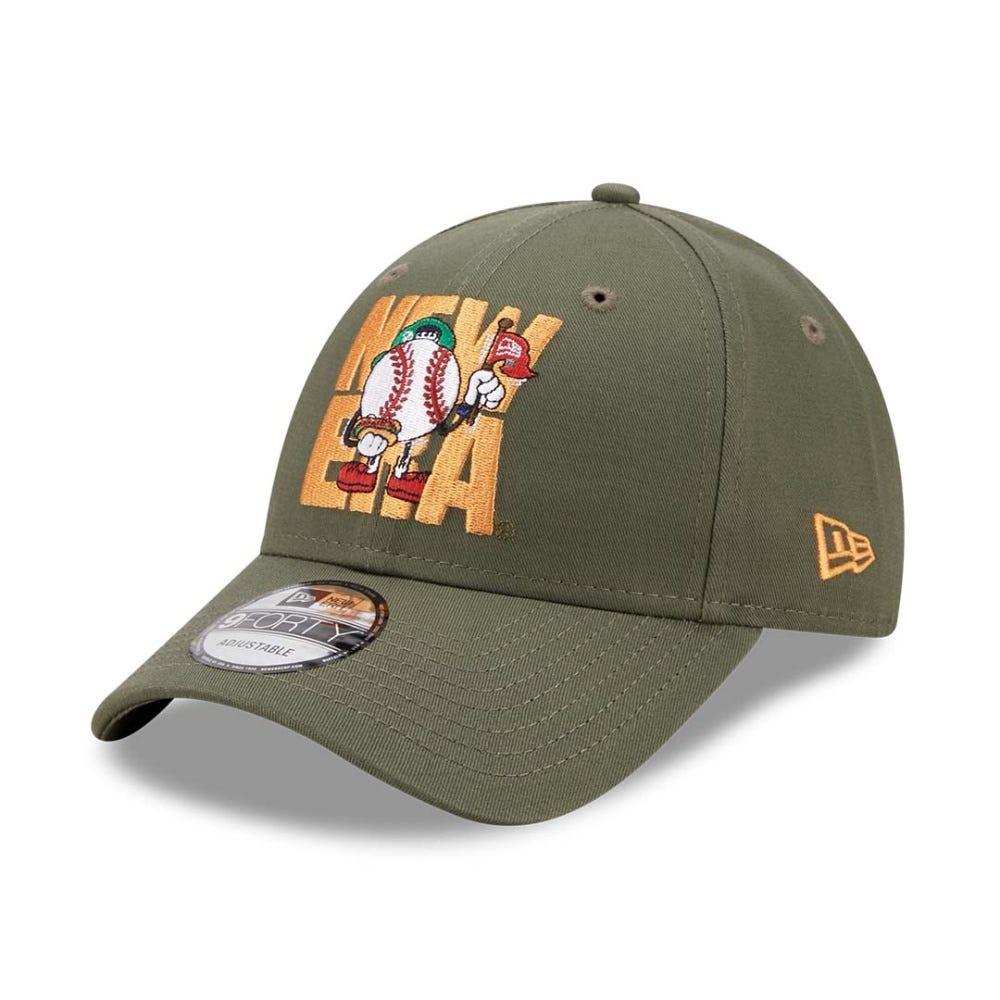 New Era Camp Patch Khaki 9FORTY Cap
