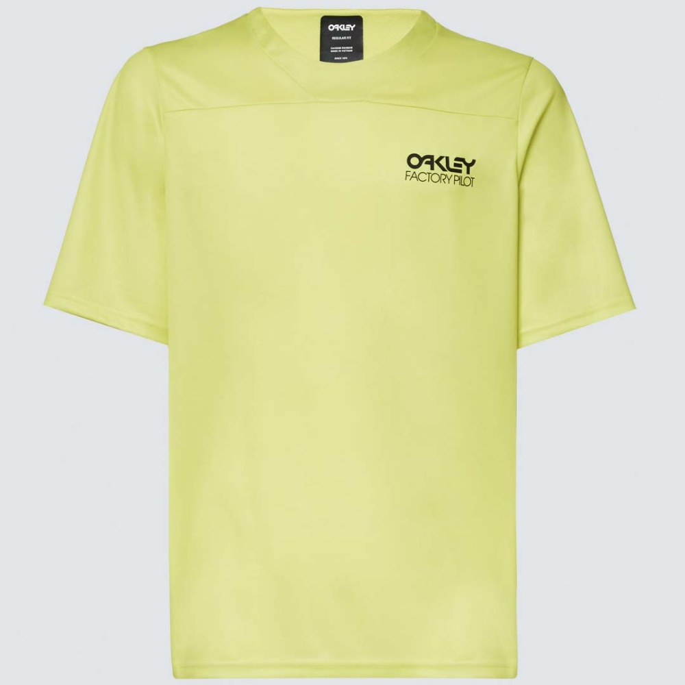 Oakley Factory Pilot Lite MTB Jersey T-Shirt in Sulphur