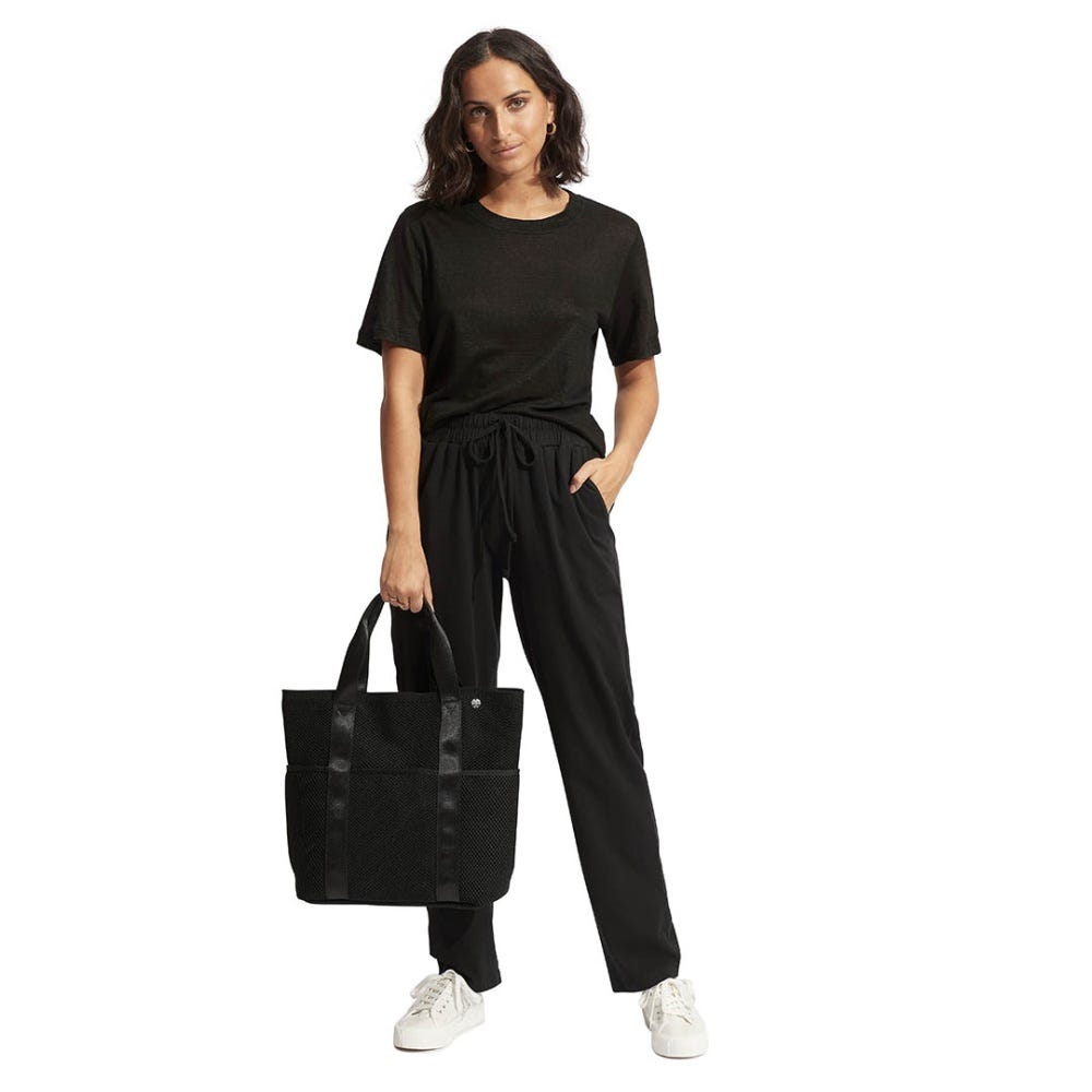 Seafolly Carried Away Mesh Carry All Tote in Black